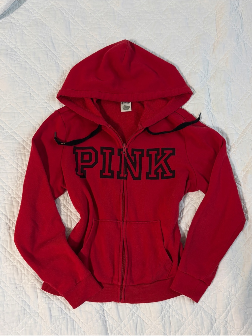 PINK Victoria's Secret' Red Zip Up